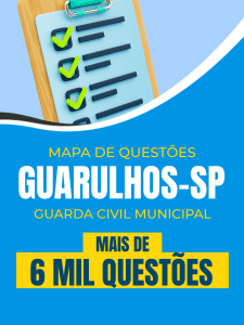 Mapa de Questões Online - Pref. Guarulhos-SP - Guarda Civil Municipal - 6 Mil Questões - Imagem 1
