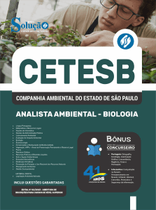Apostila CETESB-SP 2026 - Analista Ambiental - Biologia - Imagem 3