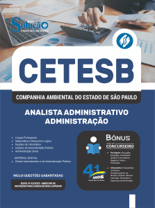 Apostila CETESB-SP 2026 - Analista Administrativo - Administração - Imagem 3