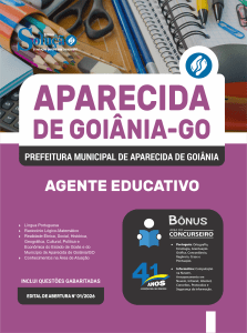 Apostila Prefeitura de Aparecida de Goiânia-GO 2026 - Agente Educativo - Imagem 3