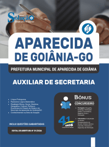 Apostila Prefeitura de Aparecida de Goiânia-GO 2026 - Auxiliar de Secretaria - Imagem 3