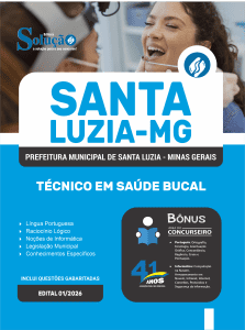 Apostila Prefeitura de Santa Luzia-MG 2026 - Técnico em Saúde Bucal - Imagem 3