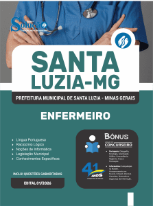 Apostila Prefeitura de Santa Luzia-MG 2026 - Enfermeiro - Imagem 3