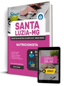 Apostila Prefeitura de Santa Luzia-MG 2026 - Nutricionista - Imagem 1