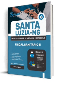 Apostila Prefeitura de Santa Luzia-MG 2026 - Fiscal Sanitário II - Imagem 2