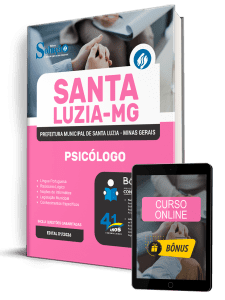 Apostila Prefeitura de Santa Luzia-MG 2026 - Psicólogo - Imagem 1