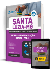 Apostila Prefeitura de Santa Luzia-MG 2026 - Professor de Educação Básica - PEB II - Imagem 1