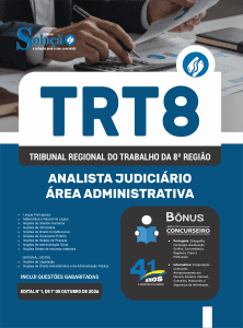 Apostila TRT8 2026 - Analista Judiciário - Área Administrativa - Imagem 3