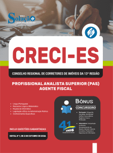 Apostila CRECI-ES 2026 - Profissional Analista Superior (PAS) - Agente Fiscal - Imagem 3