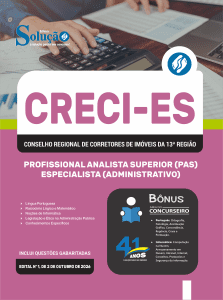 Apostila CRECI-ES 2026 - Profissional Analista Superior (PAS)-Especialista (Administrativo) - Imagem 3