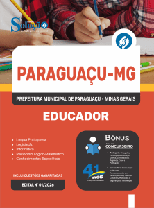 Apostila Prefeitura de Paraguaçu-MG 2026 - Educador - Imagem 3