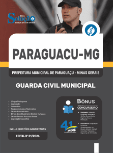 Apostila Prefeitura de Paraguaçu-MG 2026 - Guarda Civil Municipal - Imagem 3