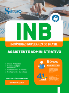 Apostila INB 2026 - Assistente Administrativo - Imagem 3
