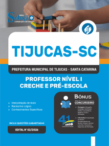 Apostila Prefeitura de Tijucas-SC 2026 - Professor Nível I - Creche e Pré-escola - Imagem 3