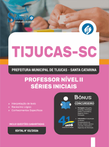 Apostila Prefeitura de Tijucas-SC 2026 - Professor Nível II - Séries Iniciais - Imagem 3