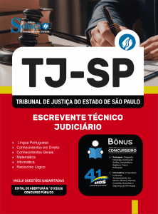Apostila TJ-SP 2026 - Escrevente Técnico Judiciário + Bônus - Imagem 3