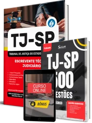 Combo TJ-SP 2026 - Escrevente Técnico Judiciário (Apostila + Caderno de Questões Gabaritadas)