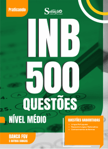 Caderno de Questões INB - Nível Médio - 500 Questões Gabaritadas - Imagem 2