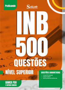 Caderno de Questões INB - Nível Superior - 500 Questões Gabaritadas - Imagem 2