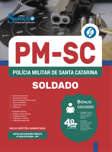 Apostila PM-SC 2026 - Soldado do Quadro de Praças Policial Militar (QPPM) - Imagem 3