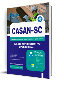 Combo CASAN 2026 - Agente Administrativo Operacional - Imagem 3
