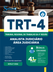 Apostila TRT4 2026 - Analista Judiciário - Área Judiciária - Imagem 3
