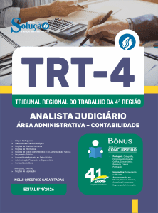 Apostila TRT4 2026 - Analista Judiciário - Área Administrativa - Especialidade Contabilidade - Imagem 3