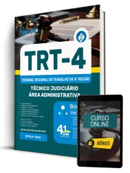 Apostila TRT4 2026 - Técnico Judiciário - Área Administrativa