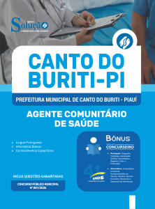 Apostila Prefeitura de Canto do Buriti-PI 2026 - Agente Comunitário de Saúde - Imagem 3
