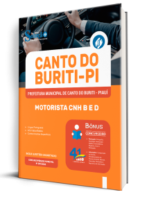 Apostila Prefeitura de Canto do Buriti-PI 2026 - Motorista CNH B e D - Imagem 2
