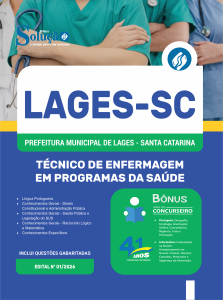 Apostila Prefeitura de Lages-SC 2026 - Técnico de Enfermagem em Programas da Saúde - Imagem 3