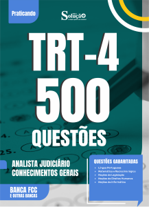Caderno de Questões TRT4 - Analista Judiciário - Conhecimentos Gerais - 500 Questões Gabaritadas - Imagem 2