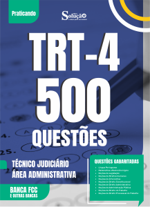 Caderno de Questões TRT4 - Técnico Judiciário - Área Administrativa - 500 Questões Gabaritadas - Imagem 2