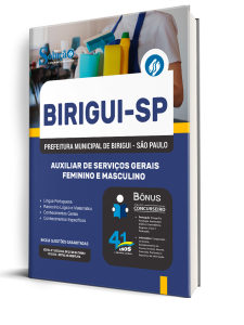 Apostila Prefeitura de Birigui-SP 2026 - Auxiliar de Serviços Gerais Feminino e Masculino - Imagem 2