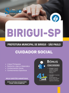 Apostila Prefeitura de Birigui-SP 2026 - Cuidador Social - Imagem 3