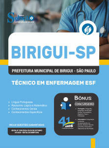 Apostila Prefeitura de Birigui-SP 2026 - Técnico em Enfermagem ESF - Imagem 3