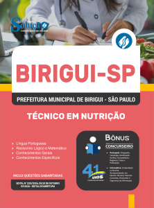 Apostila Prefeitura de Birigui-SP 2026 - Técnico em Nutrição - Imagem 3