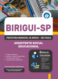 Apostila Prefeitura de Birigui-SP 2026 - Assistente Social Educacional - Imagem 3
