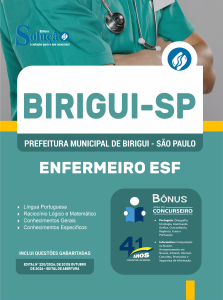 Apostila Prefeitura de Birigui-SP 2026 - Enfermeiro ESF - Imagem 3