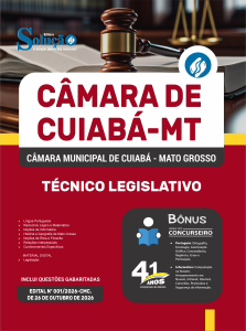 Apostila Câmara de Cuiabá-MT 2026 - Técnico Legislativo - Imagem 3