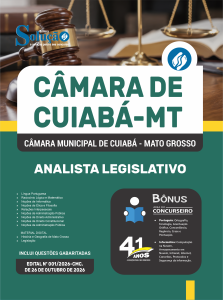 Apostila Câmara de Cuiabá-MT 2026 - Analista Legislativo - Imagem 3