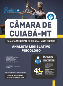 Apostila Câmara de Cuiabá-MT 2026 - Analista Legislativo - Psicólogo - Imagem 3