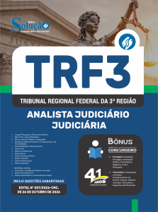 Apostila TRF3 2026 - Analista Judiciário - Judiciária - Sem Especialidade - Imagem 3