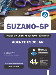 Apostila Prefeitura de Suzano-SP 2026 - Agente Escolar - Imagem 3