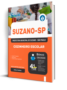 Apostila Prefeitura de Suzano-SP 2026 - Cozinheiro Escolar - Imagem 2