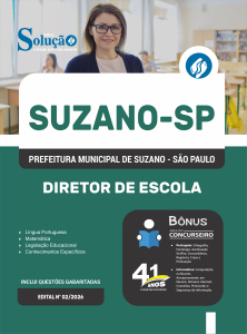 Apostila Prefeitura de Suzano-SP 2026 - Diretor de Escola - Imagem 3
