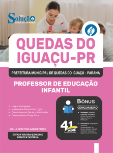 Apostila Prefeitura de Quedas do Iguaçu-PR 2026 - Professor de Educação Infantil - Imagem 3