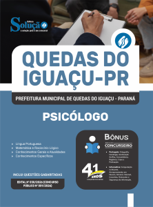 Apostila Prefeitura de Quedas do Iguaçu-PR 2026 - Psicólogo - Imagem 3