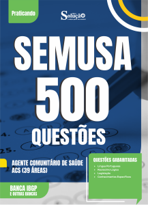 Caderno de Questões SEMUSA Porto Velho-RO - Agente Comunitário de Saúde - 500 Questões Gabaritadas - Imagem 2