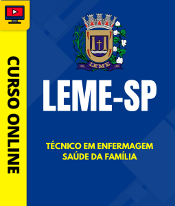 Curso Prefeitura de Leme - SP 2026 - Técnico em Enfermagem - Saúde da Família - Imagem 1